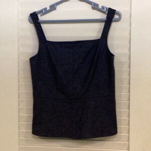 Women's Tank Shell Top. Dark gray. SZ 8. Banana Republic